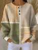 Damen warmer Waffelstrickpullover Cozy dicke Strick für kalte Tage