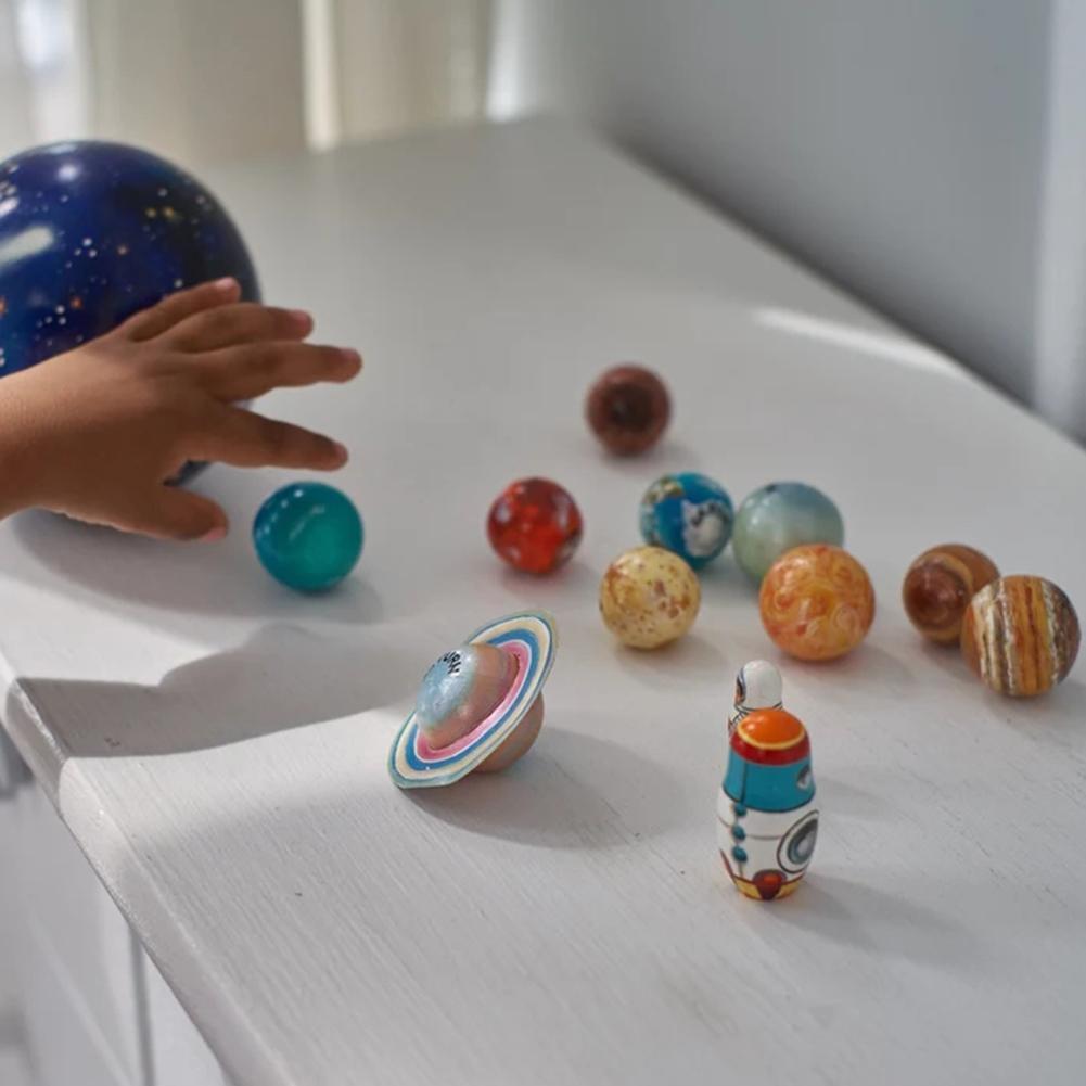 Galaxy Quest Holzplaneten-Set – Pädagogisches Abenteuer für Kinder