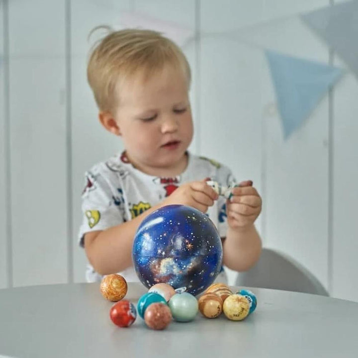 Galaxy Quest Holzplaneten-Set – Pädagogisches Abenteuer für Kinder