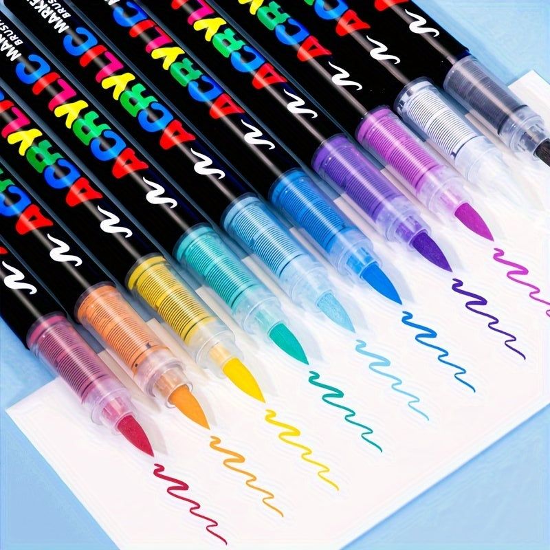 72 Acrylstifte in 72 Farben – Perfekt für kreatives Malen auf verschiedenen Oberflächen