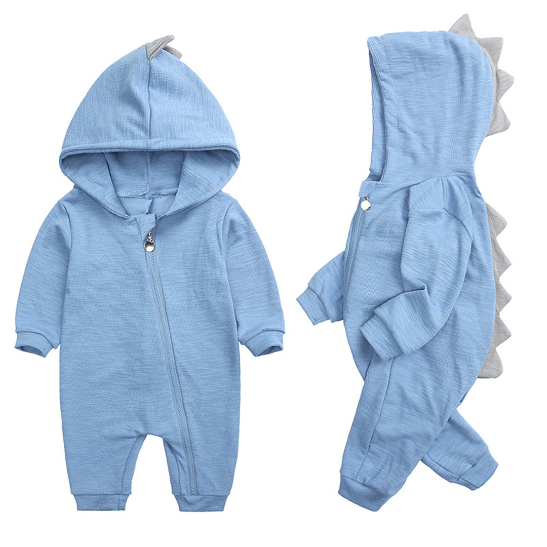 Süsser Baby-Strampler mit Dinosaurier-Mütze - DinoDream Onesie