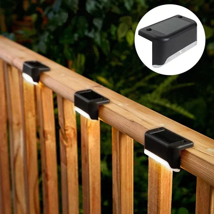 6+2 GRATIS | Solar-Gartenlampe | Wasserdichte LED-Außenleuchte | Warmes Licht | Sichere und Stimmungsvolle Beleuchtung