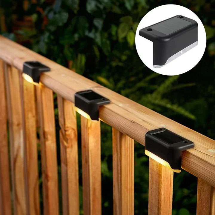 6+2 GRATIS | Solar-Gartenlampe | Wasserdichte LED-Außenleuchte | Warmes Licht | Sichere und Stimmungsvolle Beleuchtung