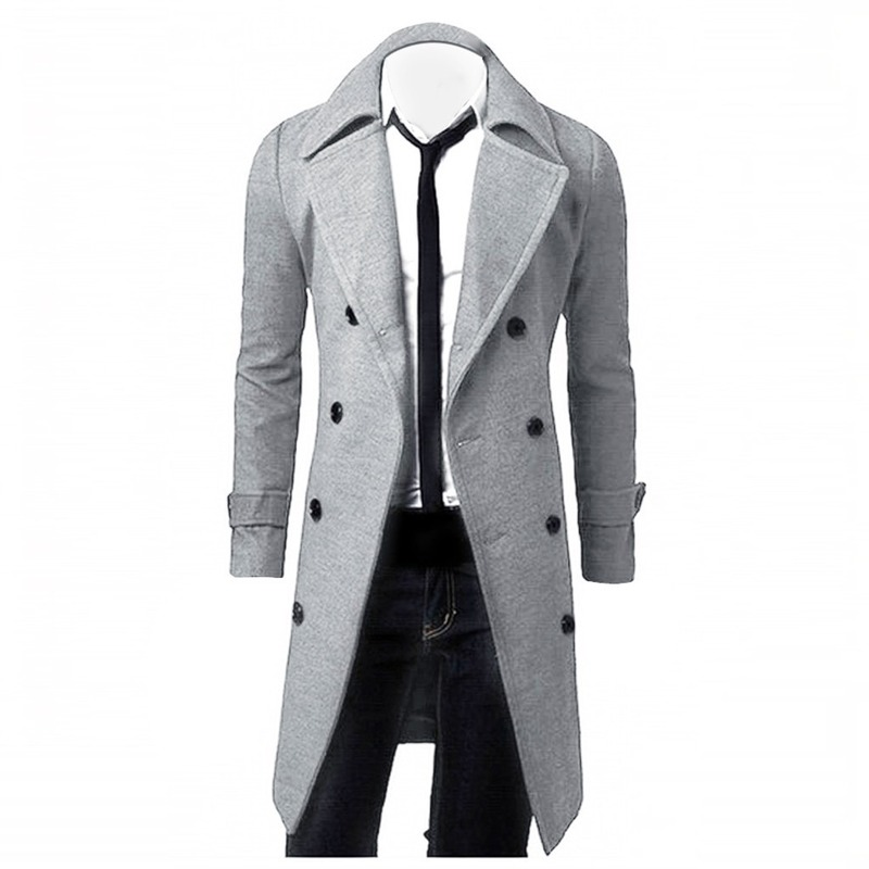 Lionel | Eleganter Doppelreihiger Wollmantel mit Revers