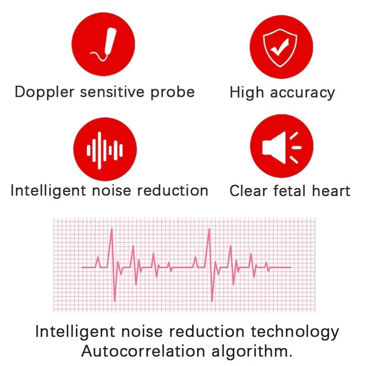 Fötaler Herzfrequenz-Doppler-Monitor