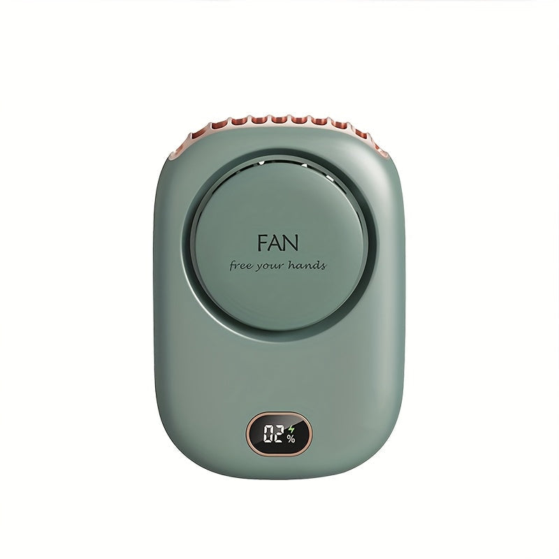USB-Wiederaufladbarer Mini-Halsventilator – Leicht mit Verstellbaren Geschwindigkeiten