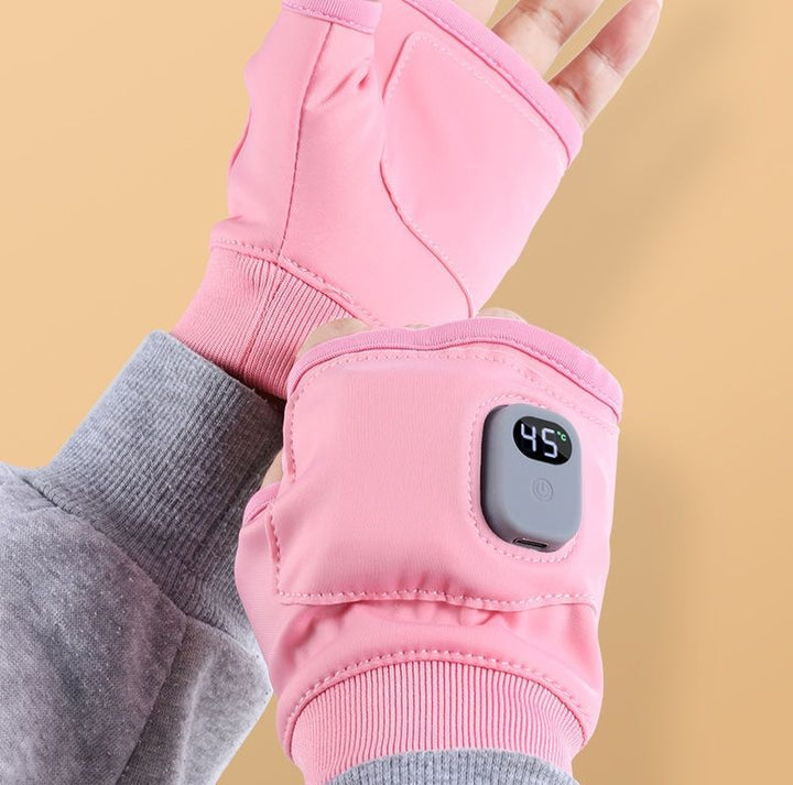 Aufladbare beheizte Handschuhe mit Display und 3 Stufen
