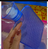 Transparente Wärmflasche aus PVC, 1 oder 2 Liter