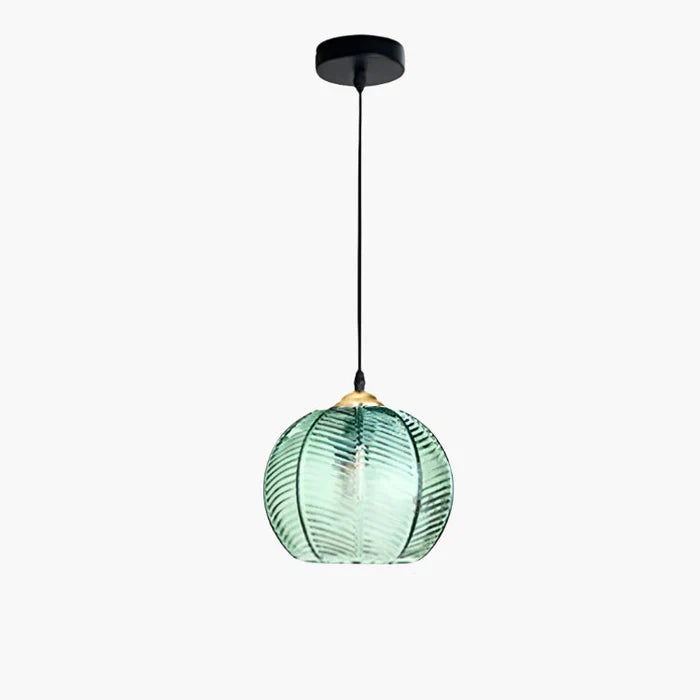 Kugelförmige Glas-Pendelleuchte