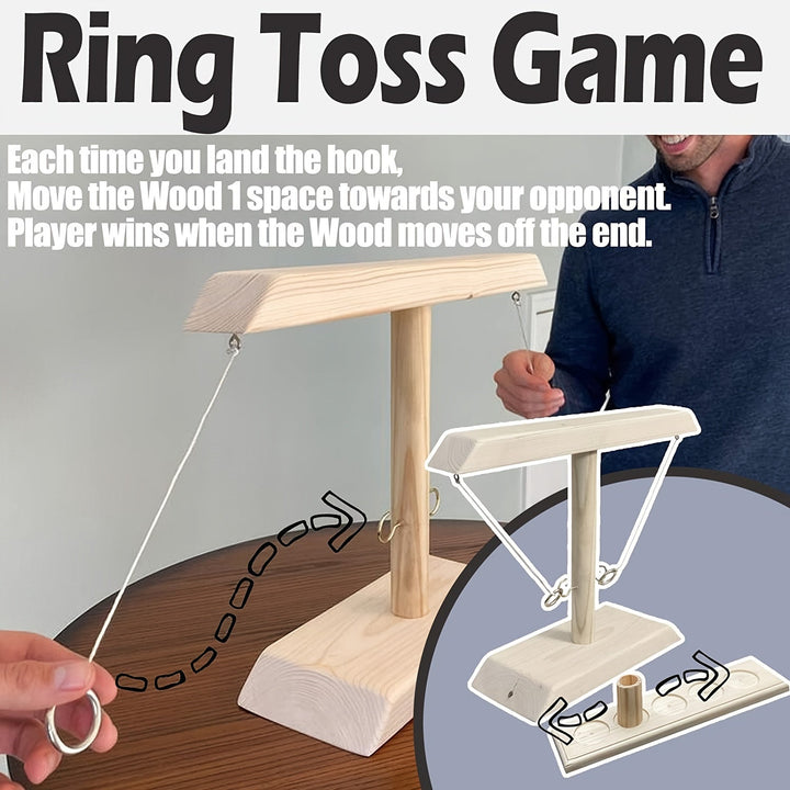 Ringwurfspiel aus Holz – Traditionell und Herausfordernd