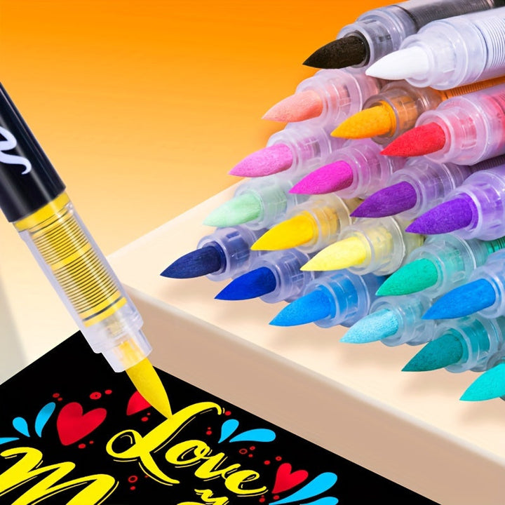 72 Acrylstifte in 72 Farben – Perfekt für kreatives Malen auf verschiedenen Oberflächen