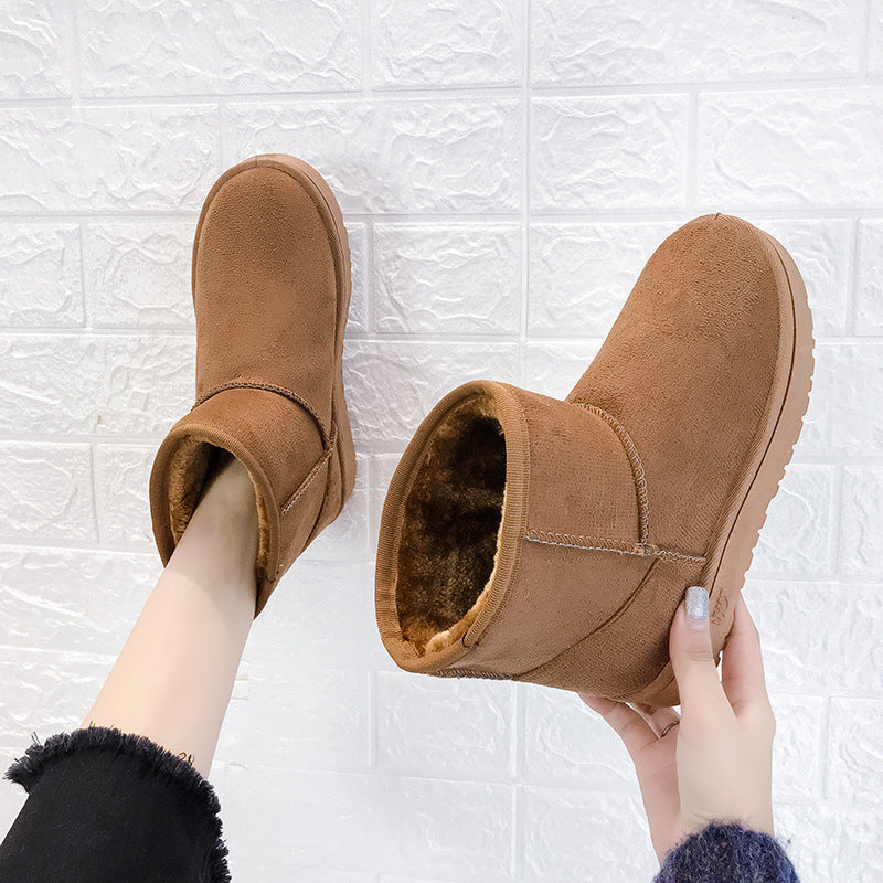 Schneestiefel für Damen mit Kunstfell und rutschfester Gummisohle