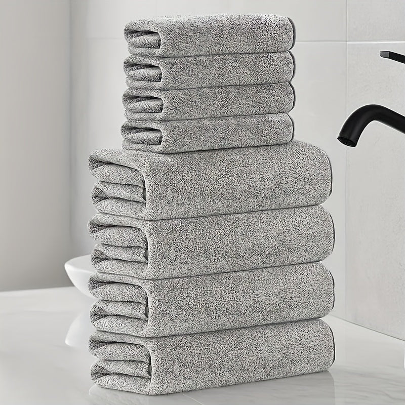Handtuch-Set aus Korallenvelours – Saugfähig und Schnelltrocknend