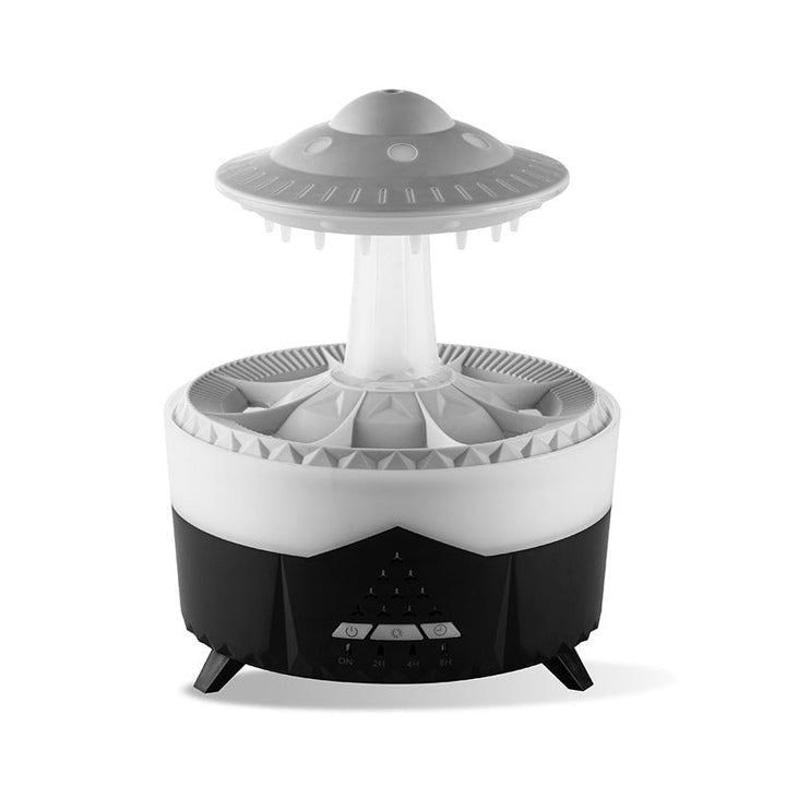 Regenwolken-Diffuser mit Fernbedienung, 350 ml und bis zu 10 Stunden Regen