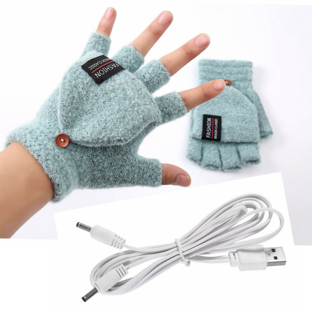Fingerlose USB-Handschuhe, beidseitig beheizt