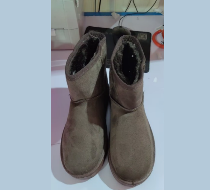 Schneestiefel für Damen mit Kunstfell und rutschfester Gummisohle