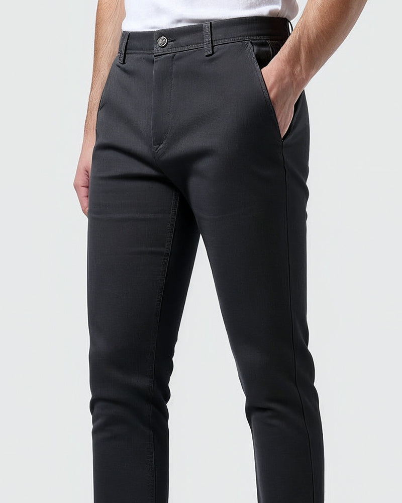 Herren Slim Fit Chino-Hose für den Alltag und das Büro