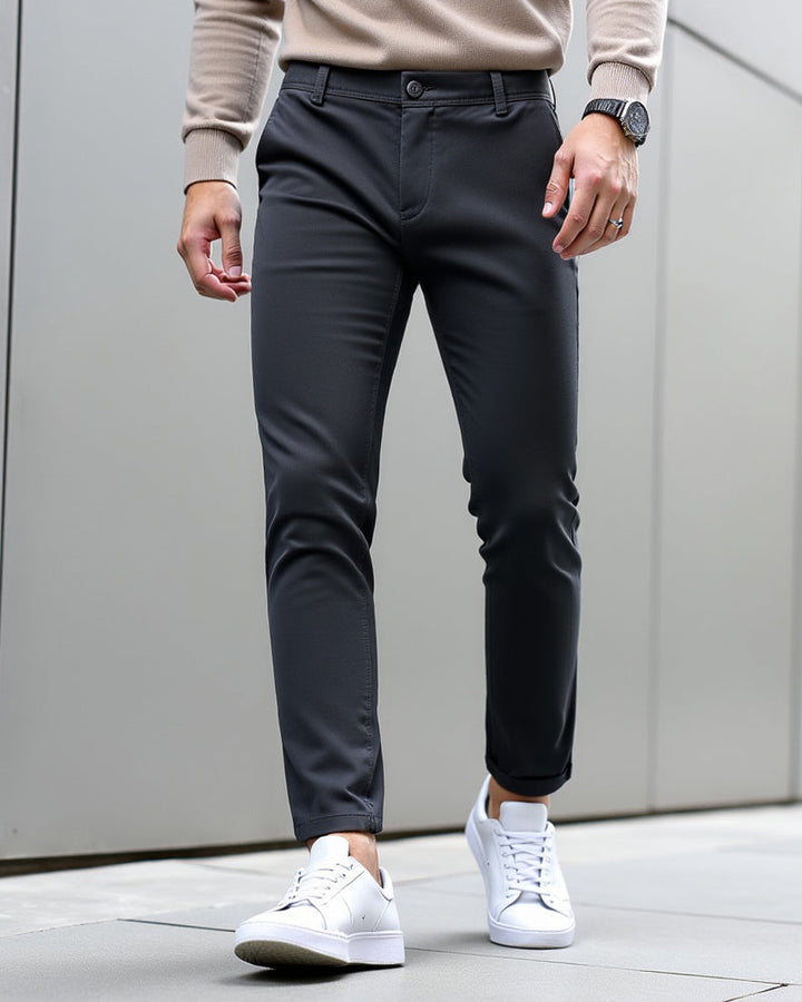 Herren Slim Fit Chino-Hose für den Alltag und das Büro