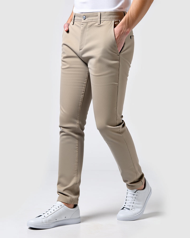 Herren Slim Fit Chino-Hose für den Alltag und das Büro