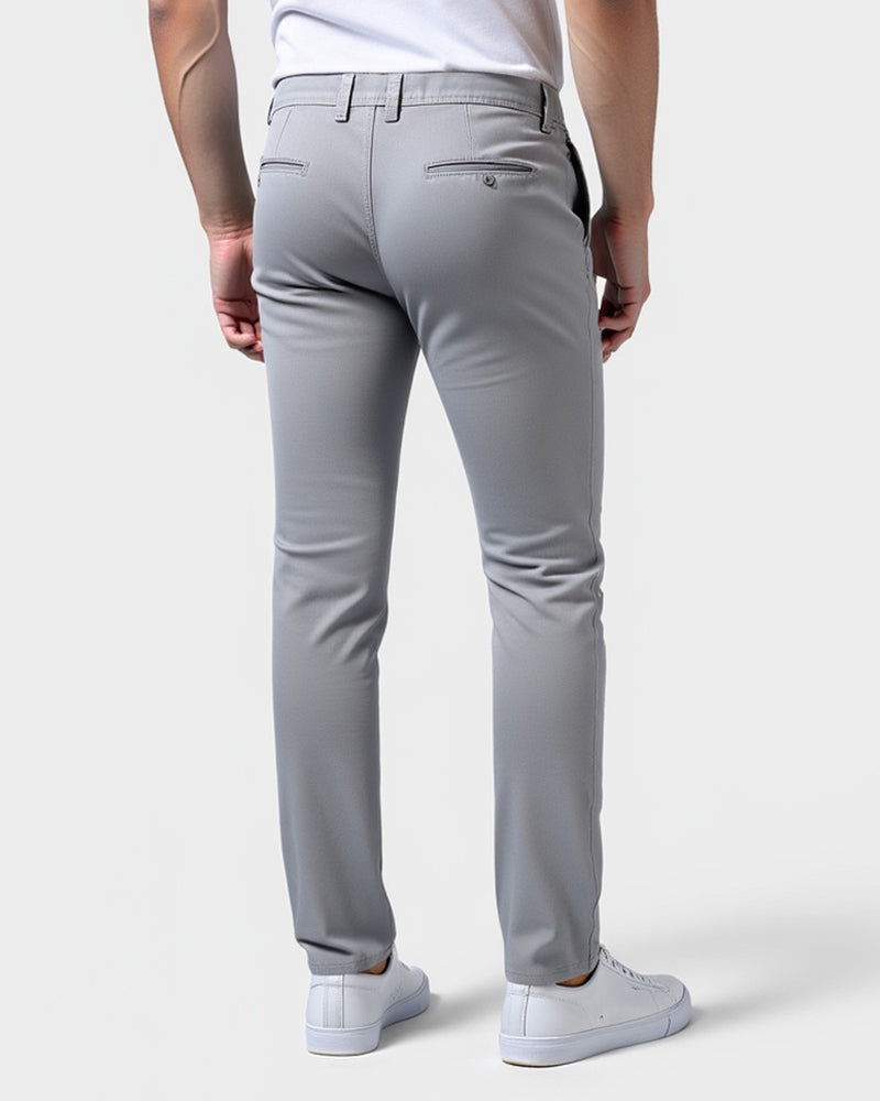 Herren Slim Fit Chino-Hose für den Alltag und das Büro