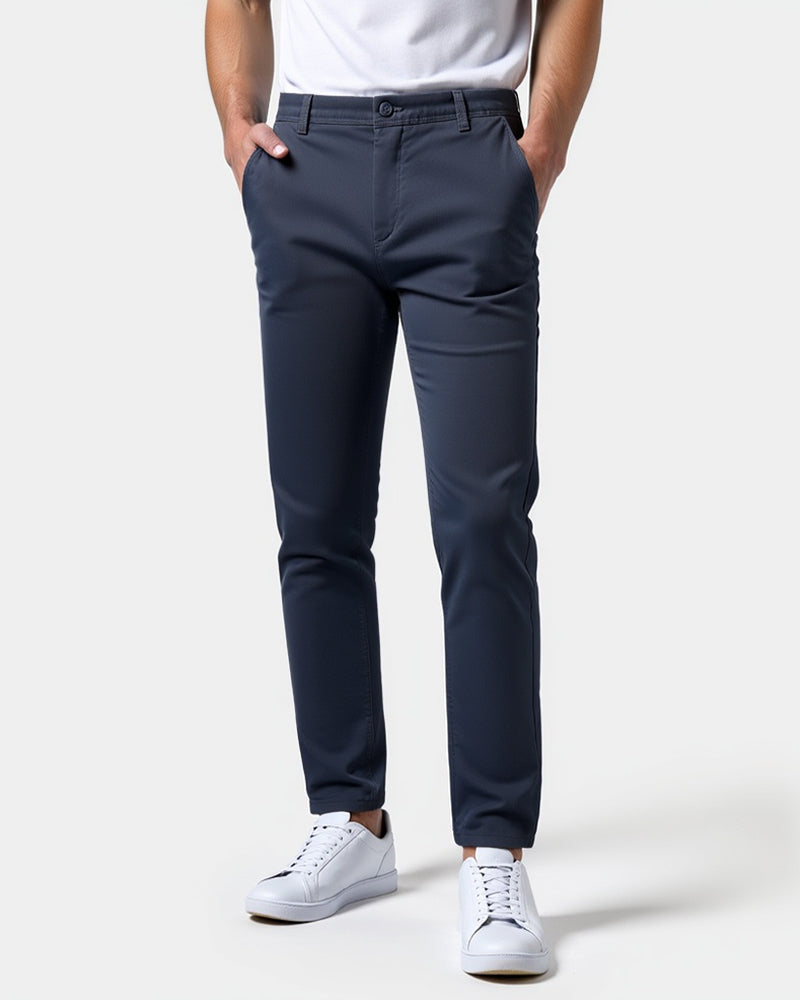 Herren Slim Fit Chino-Hose für den Alltag und das Büro