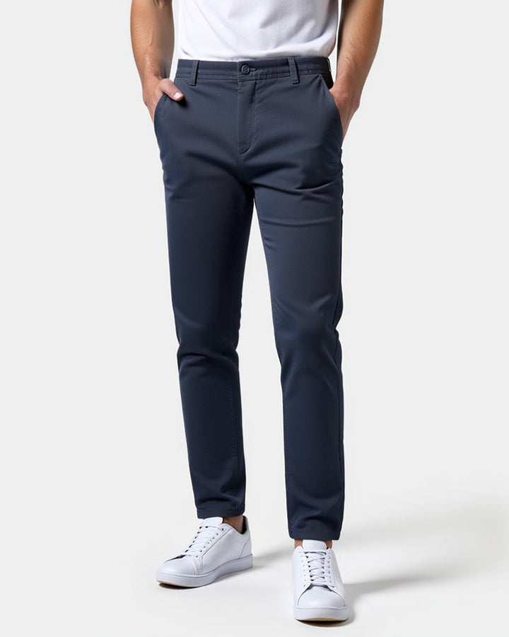 Herren Slim Fit Chino-Hose für den Alltag und das Büro