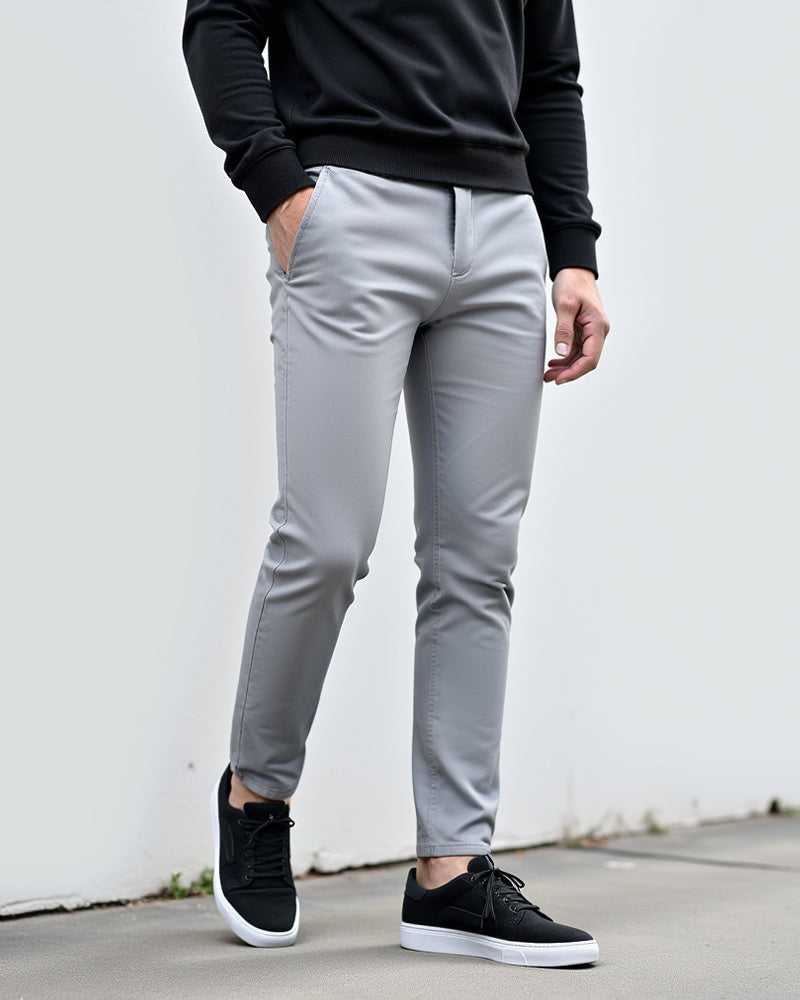 Herren Slim Fit Chino-Hose für den Alltag und das Büro