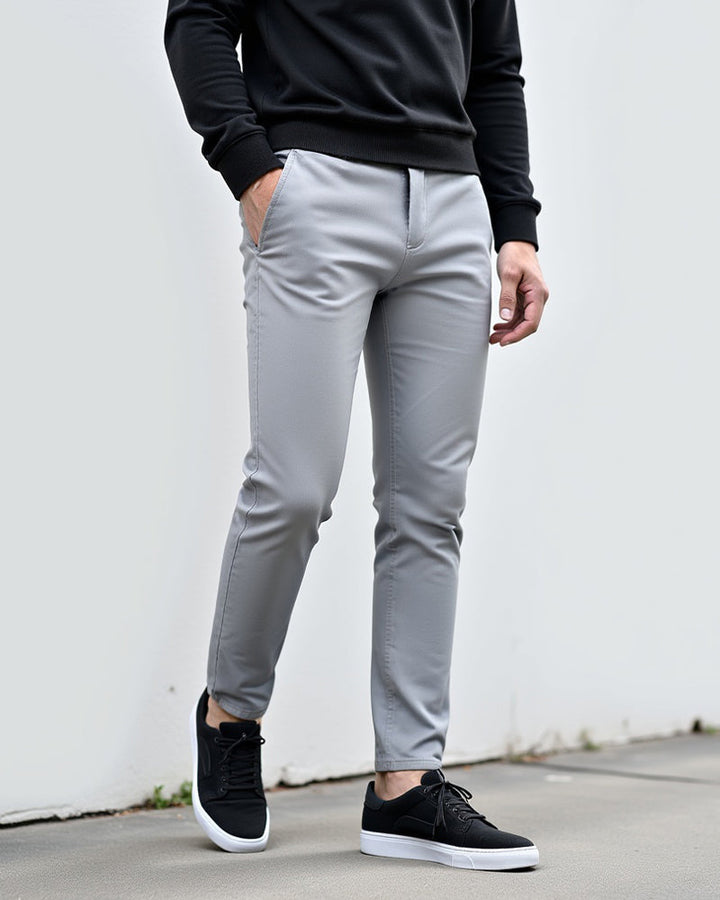 Herren Slim Fit Chino-Hose für den Alltag und das Büro