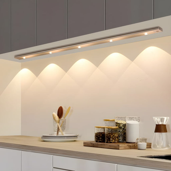 Kabellose LED-Schrankleuchte mit Bewegungssensor - magnetisch und selbstklebend
