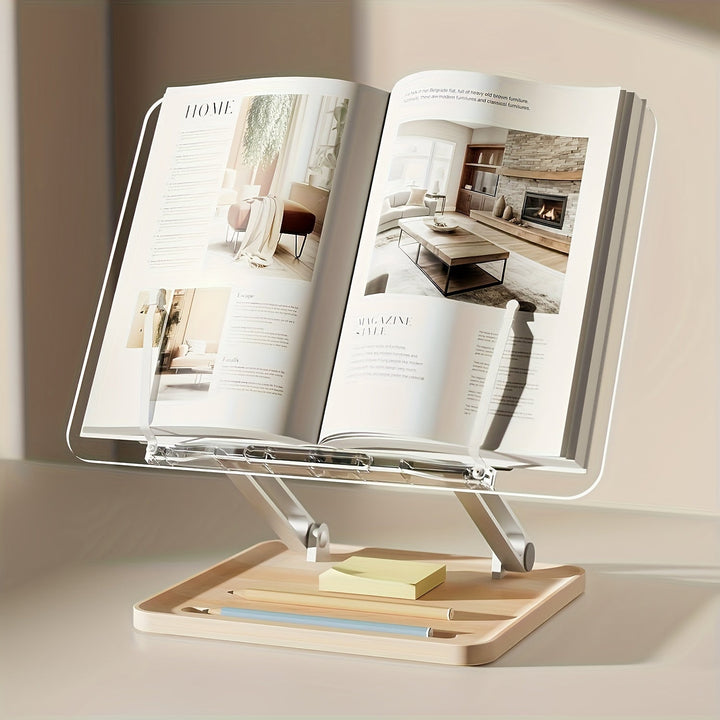 Ergonomischer Leseständer aus Acryl – Verstellbar und stilvoll