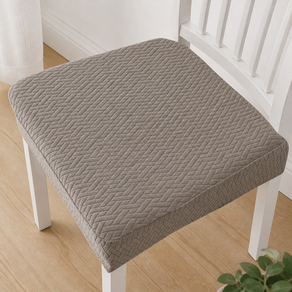 Wasserdichte elastische gewebte Stuhlbezüge, rutschfester Jacquard-Polyester