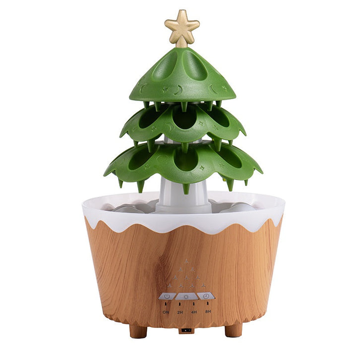 Leiser Aroma-Diffuser mit Timer, Fernbedienung und warmem Goldlicht