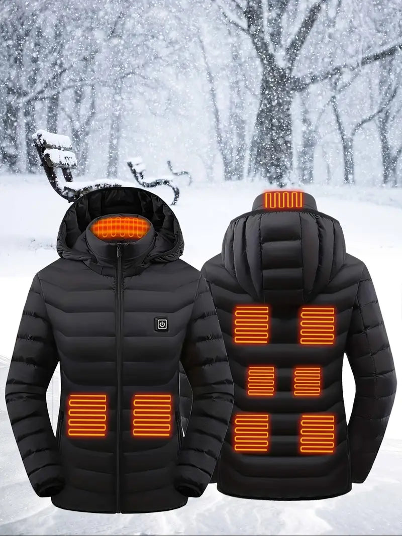 Wasserdichte beheizte Damenjacke mit bequemer Passform