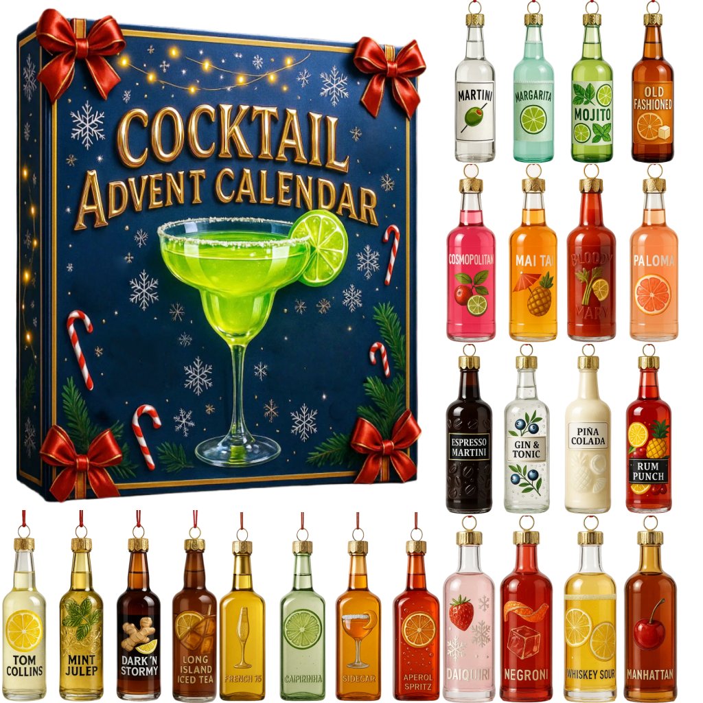 Festliches Cocktail-Adventskalender-Countdown-Erlebnis