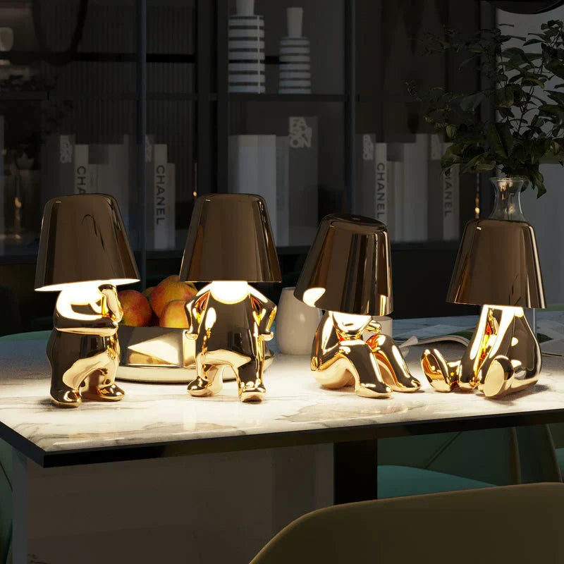 Verspielte dimmbare Tischlampe - LumoPals