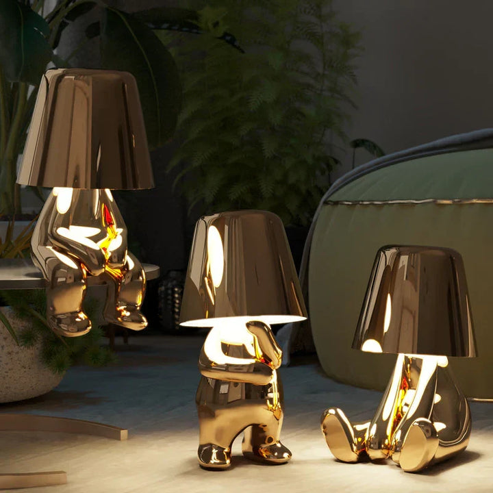 Verspielte dimmbare Tischlampe - LumoPals