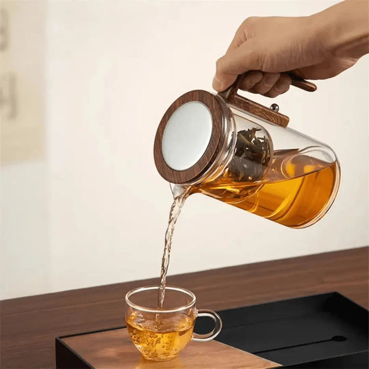 Elegante durchsichtige Teekanne – ClearBrew