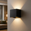 Kabellose Wandlampe für innen und außen | LED-Lampe mit Akku und Sensor | GlowCube