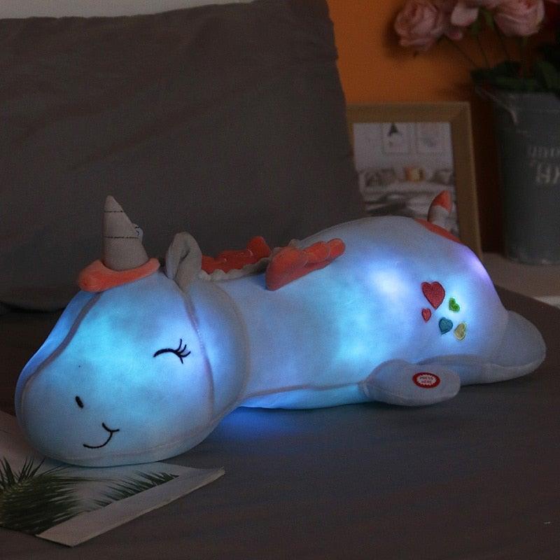 Leuchtendes Plüsch-Einhorn mit LED-Funktion – Glowie