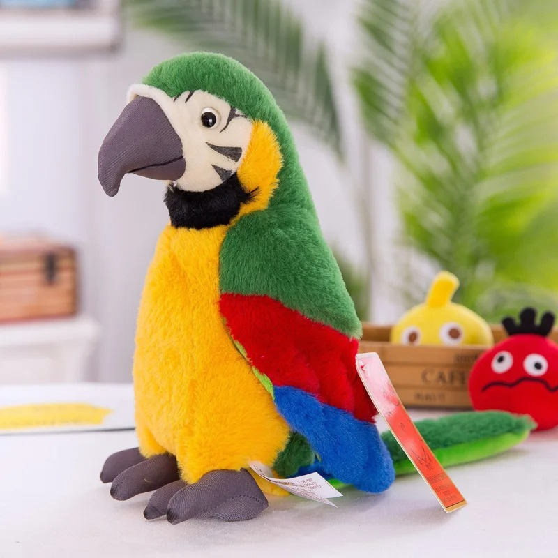 Das sprechende Papagei-Kuscheltier - Squawkie