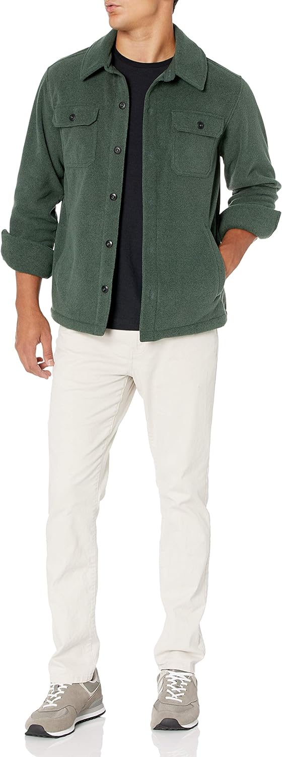 Herren-Fleece-Überhemd für Frühling 2026 – Max