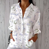 Damen Plus-Size Langarmshirt mit Muster