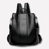 Diebstahlsicherer Lederrucksack für Damen