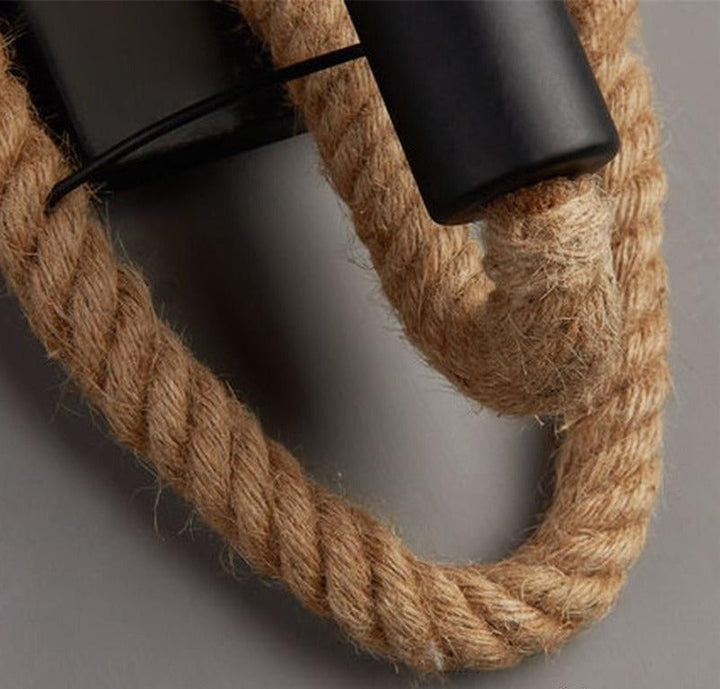 Vintage Seil-Wandleuchte – RusticRope