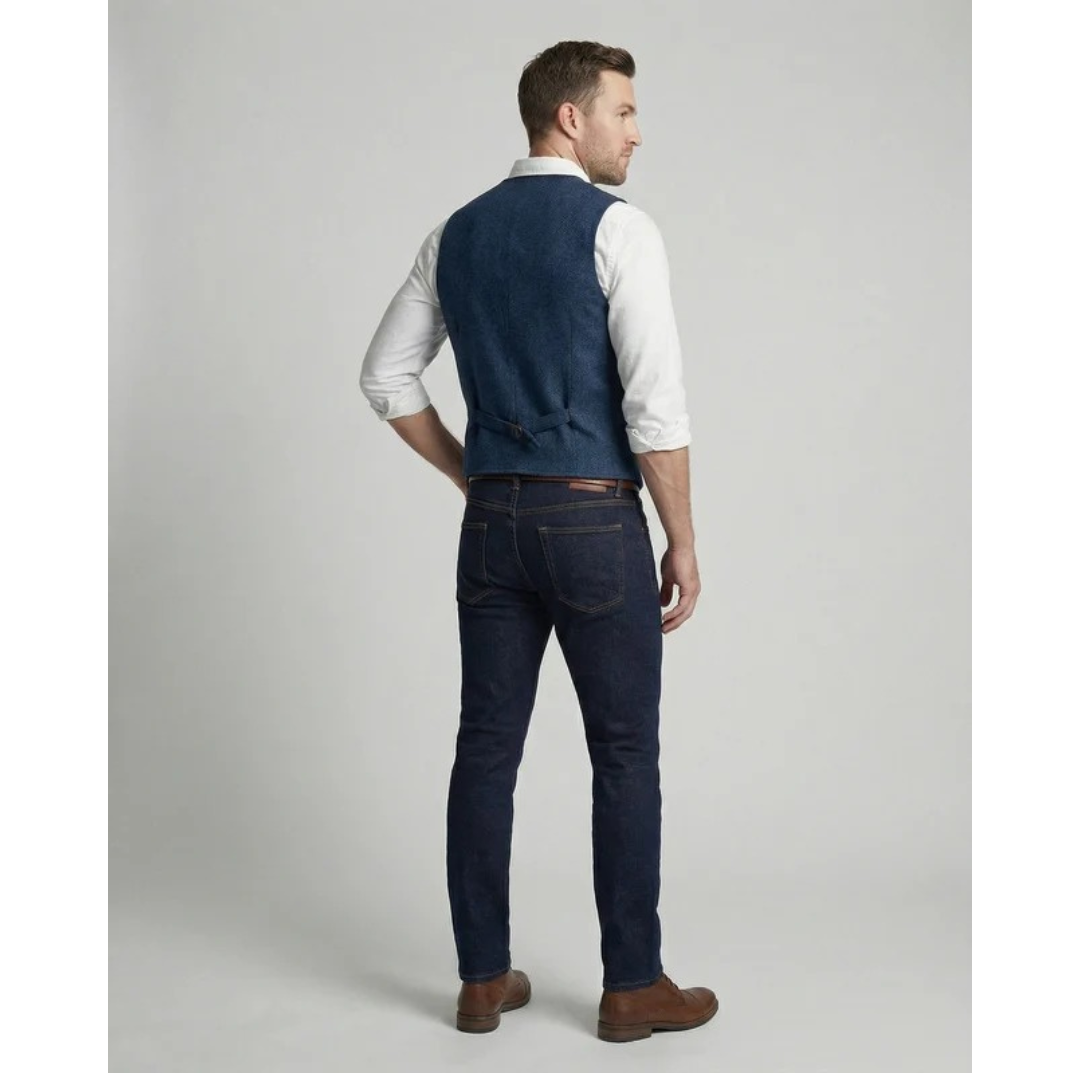 Elegante traditionelle Herrenweste mit Knöpfen