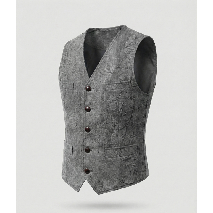Elegante traditionelle Herrenweste mit Knöpfen