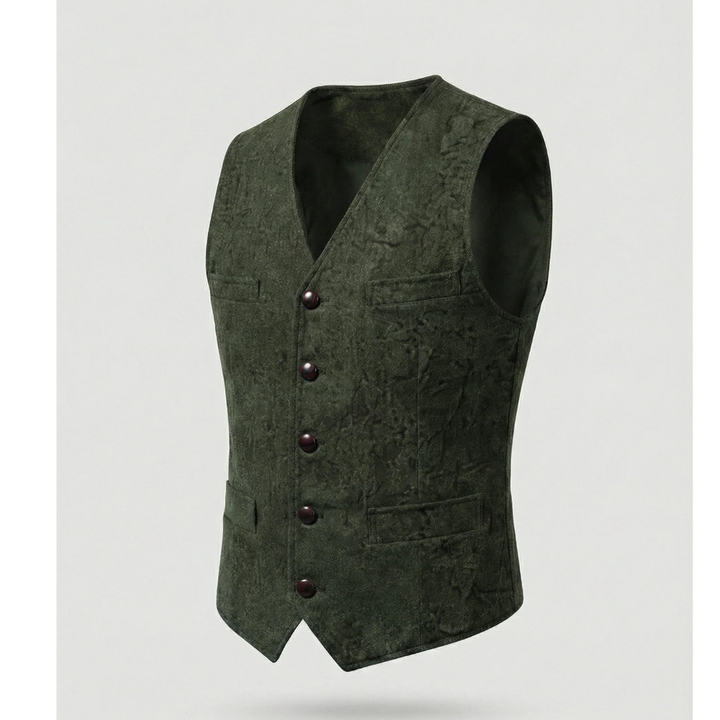 Elegante traditionelle Herrenweste mit Knöpfen