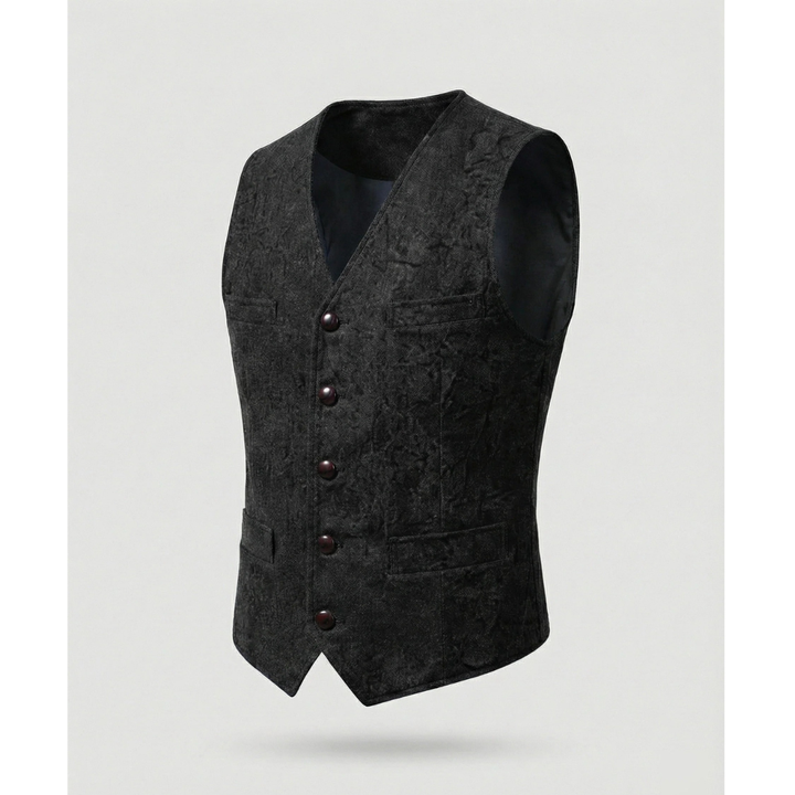 Elegante traditionelle Herrenweste mit Knöpfen