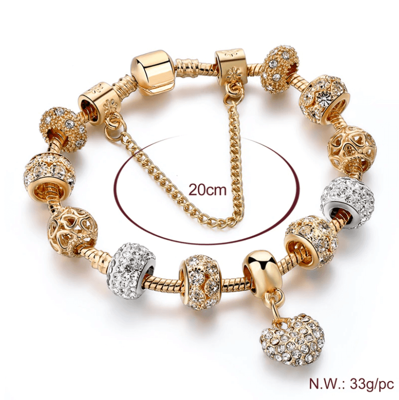 Herz-Charm-Armband