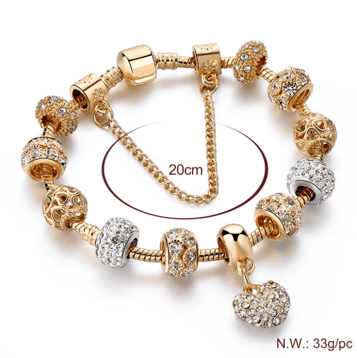 Herz-Charm-Armband